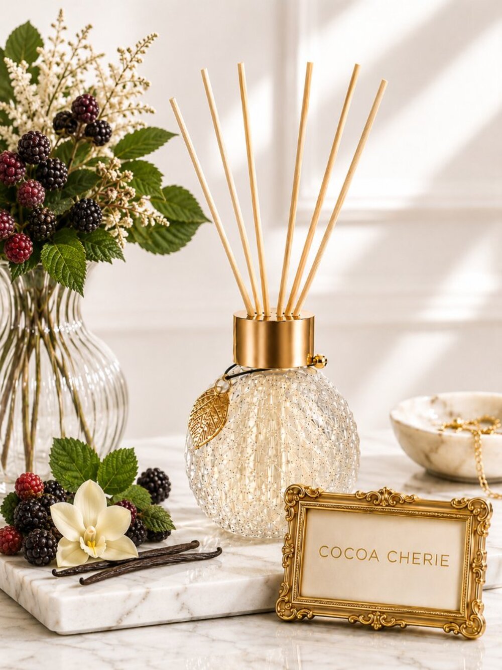 Black Raspberry Vanilla Reed Diffuser 4oz.